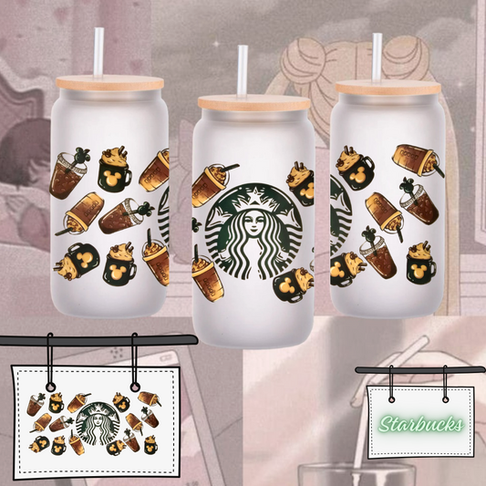 Starbucks   UV DTF Cup Wrap Transfers