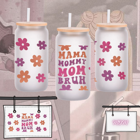 Mom #3  UV DTF Cup Wrap Transfers