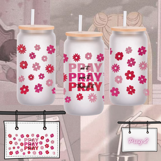 Pray #2  UV DTF Cup Wrap Transfers